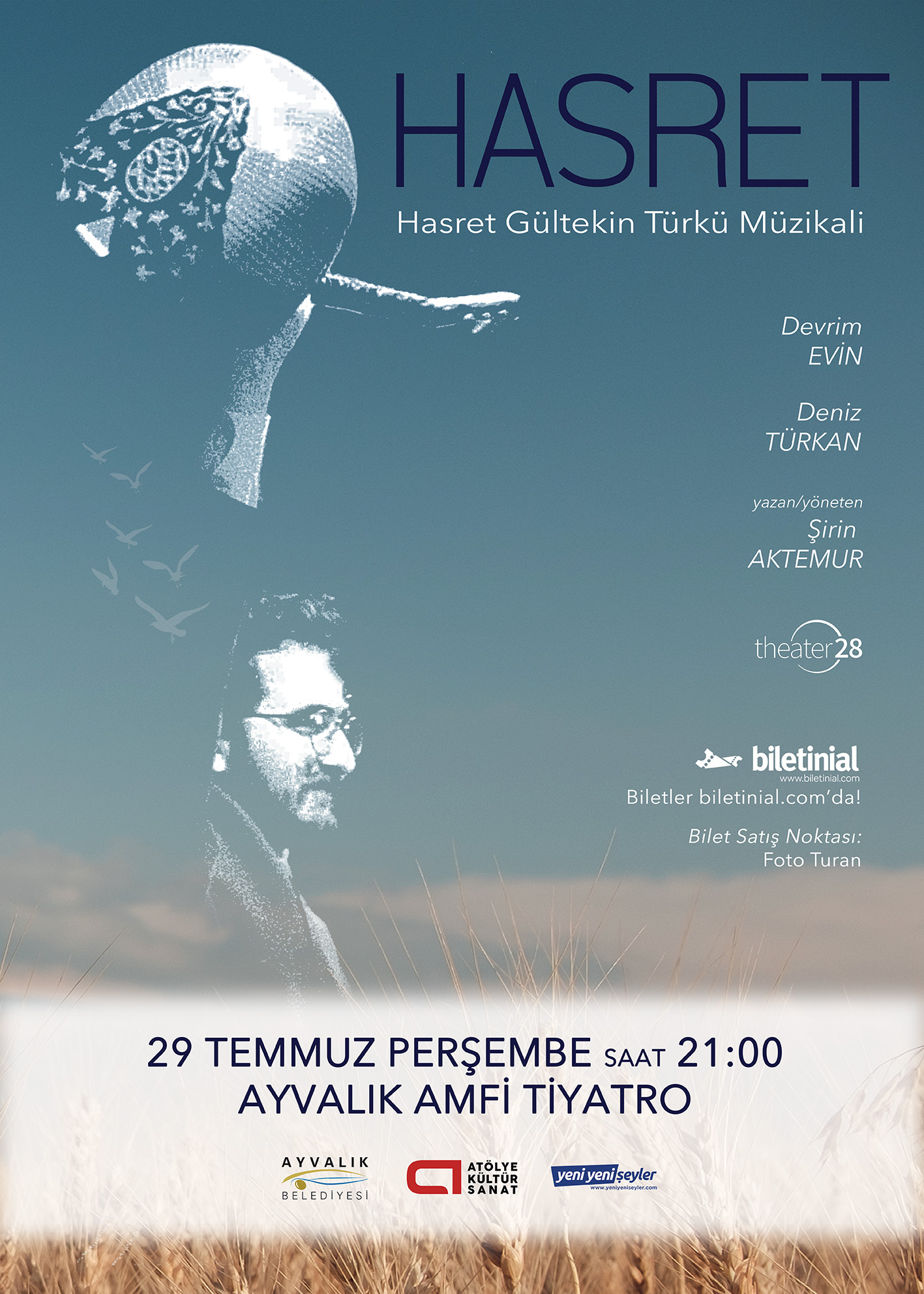 “Hasret” türkü müzikali Ayvalık’ta!