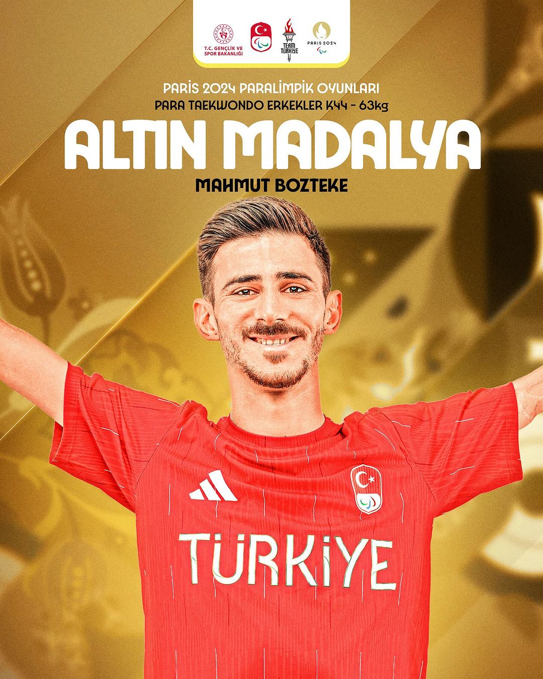 Taekwondo - Mahmut Bozteke - Altın